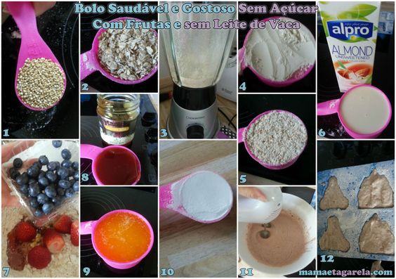 Bolo gostoso sem açú