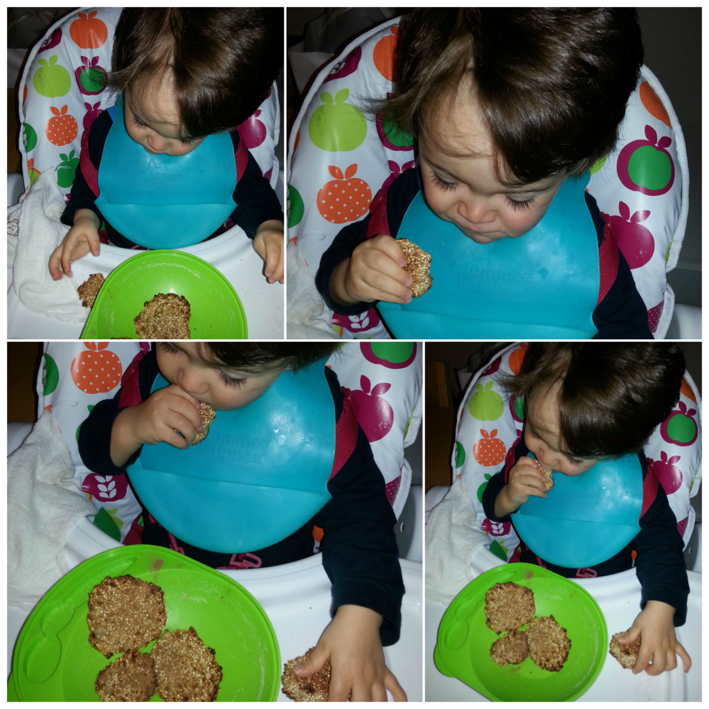 Biscoito de Banana com Quinoa e Aveia