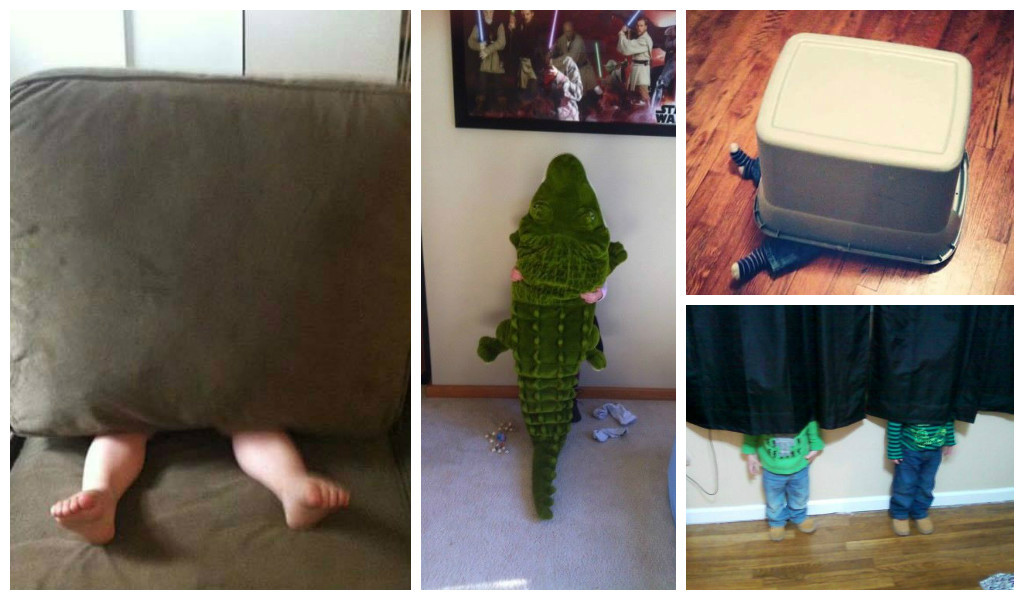 As Melhores Fotos de Esconde Esconde (ou Pique Esconde)