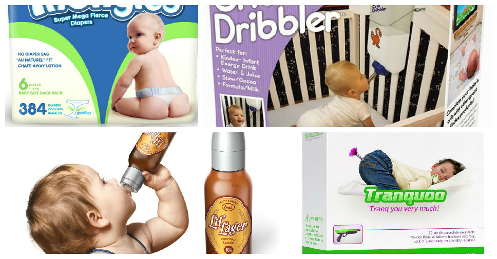 15 Produtos Estranhos Para Bebês