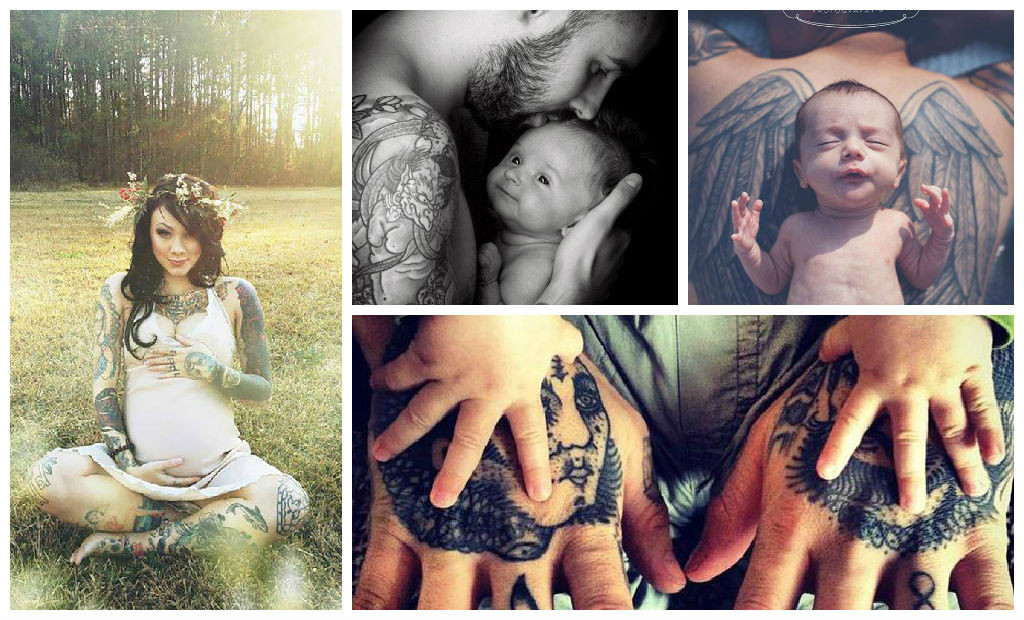 Ensaio Fotográfico com Pais e Mães Tatuados