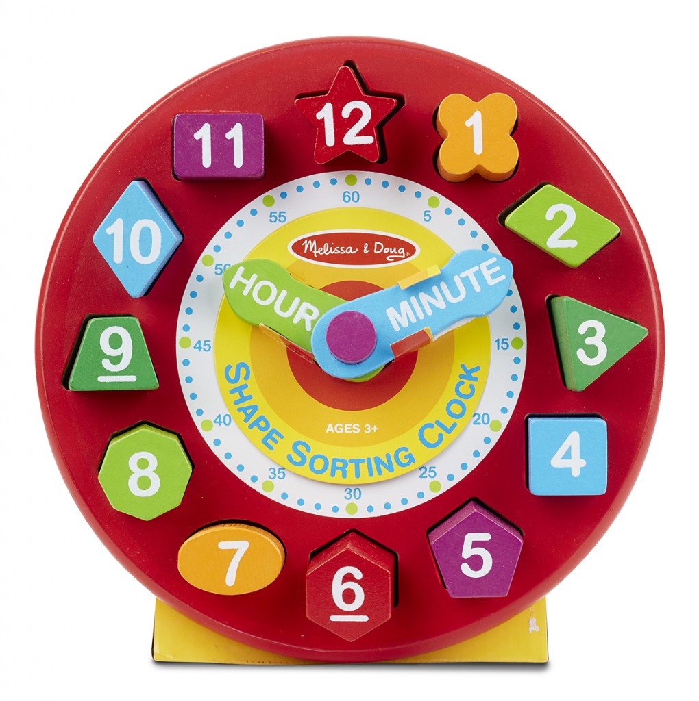 11 relogio com numeros e formas