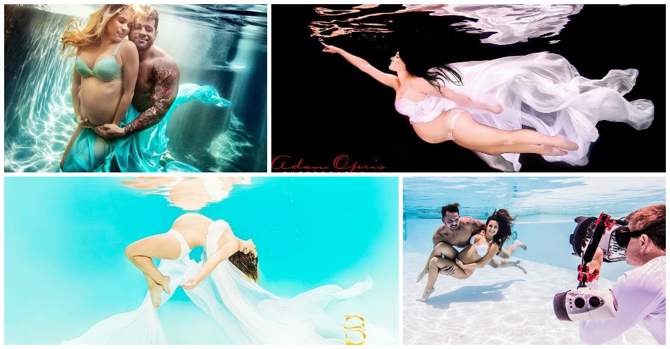 Ensaio Gestante Subaquático