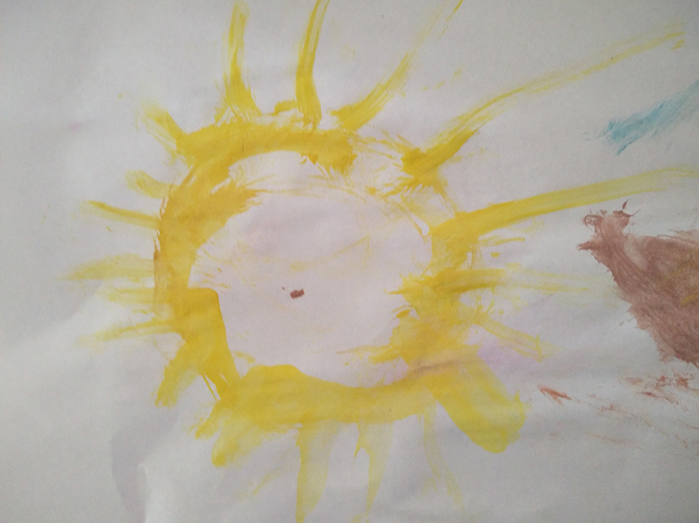 desenho do sol do eric