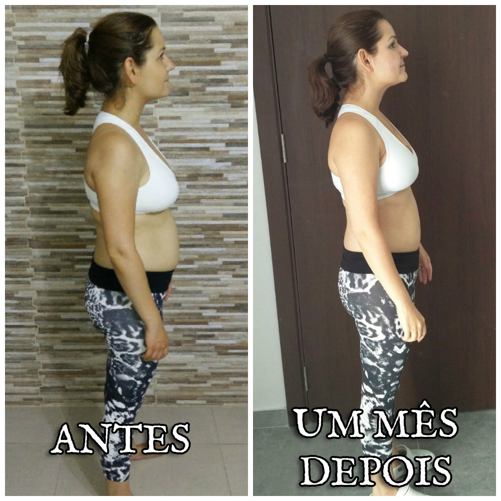 antes e um mes depois de lado facebook