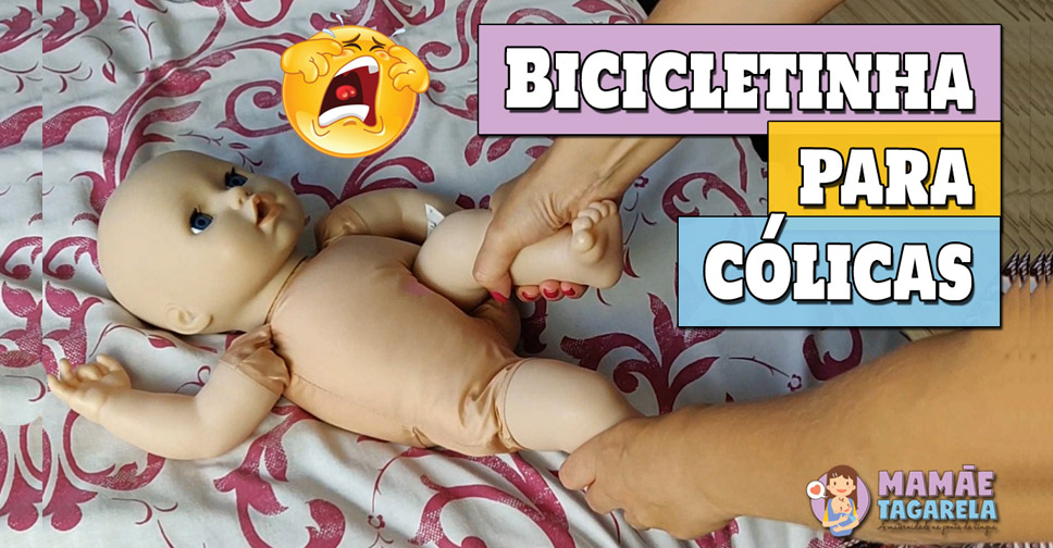 Cólicas do bebê recém-nascido – Aprenda como fazer bicicletinha